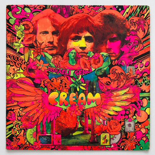 Cream - Disraeli Gears (Reaction UK press laminated cover VG / VG+)