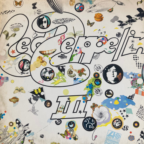 Led Zeppelin - Led Zeppelin III (1st Canadian press, Red labels, w/ pinwheel cover, VG/VG+)