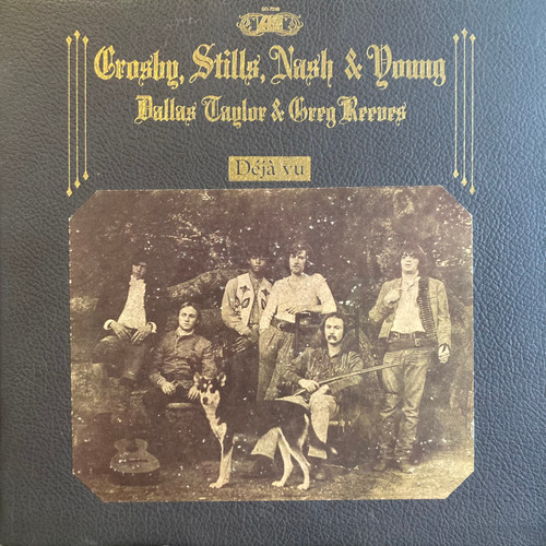 Crosby, Stills, Nash & Young -Déjà Vu (1970 US, 1st press, textured cover, gatefold, VG+/EX-)