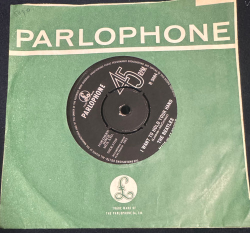 The Beatles - I Want to Hold your Hand (1963 UK 7” in Original Sleeve VG+/VG+)
