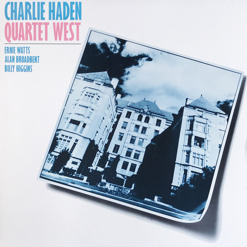 Charlie Haden, Ernie Watts, Alan Broadbent, Billy Higgins – Quartet West (LP used Canada 1987 NM-/VG+)