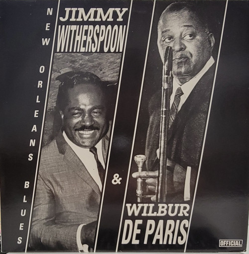 Wilbur De Paris & Jimmy Witherspoon – New Orleans Blues (LP used Denmark 1989 VG+/VG+)