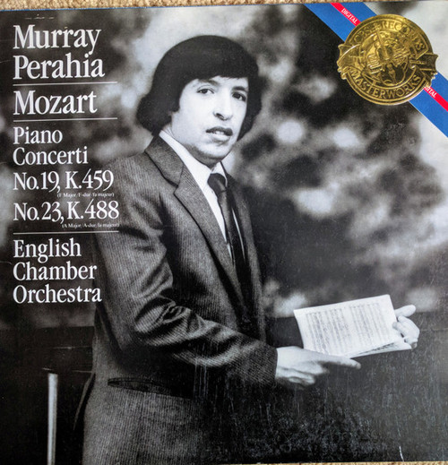 Mozart, Murray Perahia, English Chamber Orchestra – Piano Concerti No. 19, K.459 (F Major/F-dur/Fa Majeur); No. 23, K.488 (A Major/A-dur/La Majeur) (LP used US 1984 NM-/VG+)