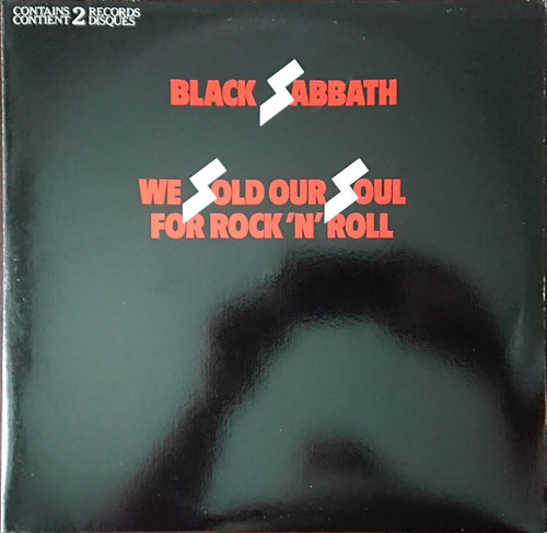 Black Sabbath – We Sold Our Soul For Rock 'N' Roll (2LPs used Canada 1976 compilation in gatefold jacket VG+/VG+)