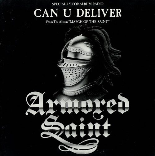 Armored Saint – Can U Deliver (2 track promo 12 inch EP used US 1984 NM-/VG)