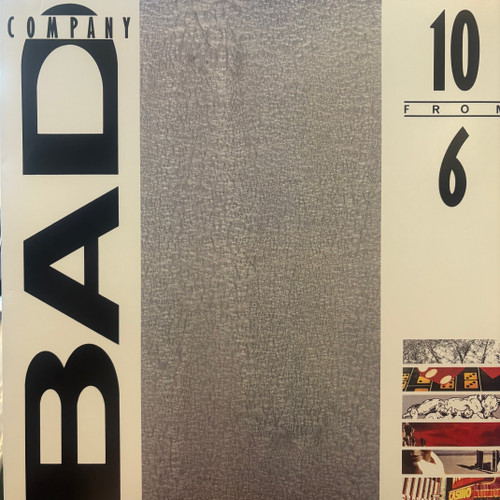 Bad Company - 10 From 6 (2023 Europe, Compilation, Limited Edition, Reissue, Clear vinyl, NM/EX)