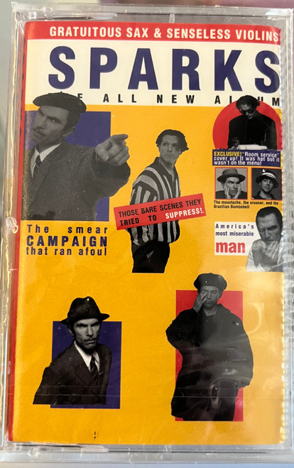 Sparks - Gratuitous Sax & Senseless Violins (1995 Canada Sealed Cassette)