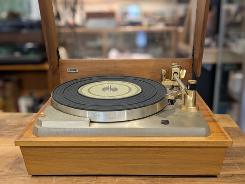 Empire 598II Troubador turntable with Grado Cartridge and Manual
