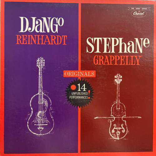 Django Reinhardt - Originals 14 Unpublished Performances! (1962 Canada, Mono, VG+/VG)