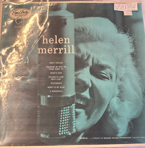 Helen Merrill - Helen Merrill (1958 US Repress, MONO, NM-/EX-)