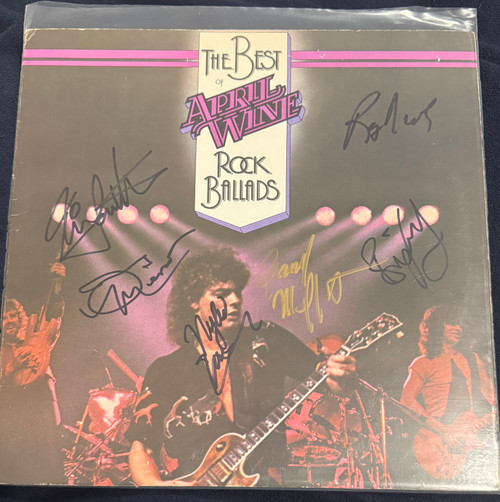 The Best of April Wine - Autographed by Myles Goodwyn /Mercer/Greenway/Moffat/Lang 