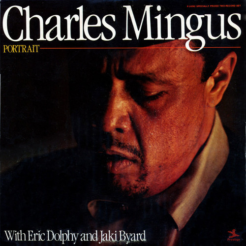 Charles Mingus With Eric Dolphy And Jaki Byard – Portrait (2LP used US 1980 remastered compilation in gatefold jacket from Prestige Records VG+/VG+)