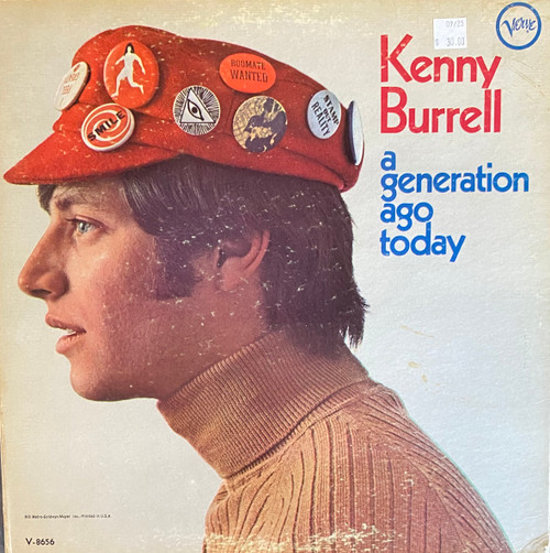 Kenny Burrell — A Generation Ago Today (US 1967 Mono Promo, EX/VG+)