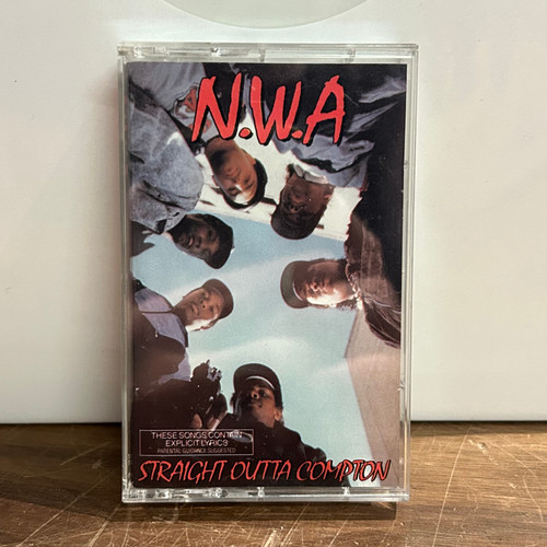 NWA - Straight Outta Compton CASSETTE (1989, EX/NM)