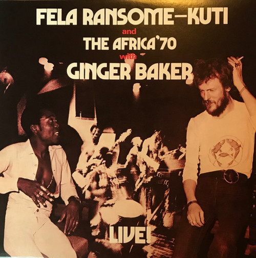 Fela Ransome-Kuti And The Africa'70 With Ginger Baker – Live! (LP used US 2014 reissue NM-/NM-)