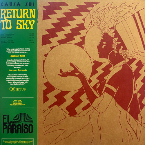 Causa Sui - Return To Sky (2022 Denmark, Repress, Transparent Green vinyl, VG+/EX)