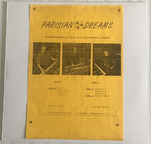 Tangerine Dream - Parisian Dreams Teknicon, Live In Concert 1986