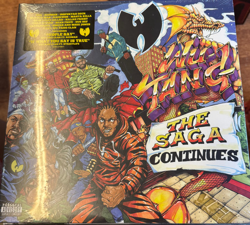 Wu- Tang Clan - The Saga Continues (2017 Sealed Coloured Vinyl) 
