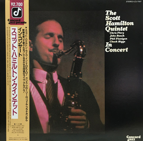 The Scott Hamilton Quintet – In Concert (LP used Japan 1983 NM-/VG+)