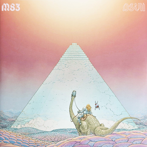 M83 – DSVII (2LPs used US 2019 pink candy floss coloured vinyl in gatefold jacket NM-/NM-)