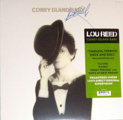 Lou Reed – Coney Island Baby (LP NEW SEALED Europe 2016 remastered reissue)