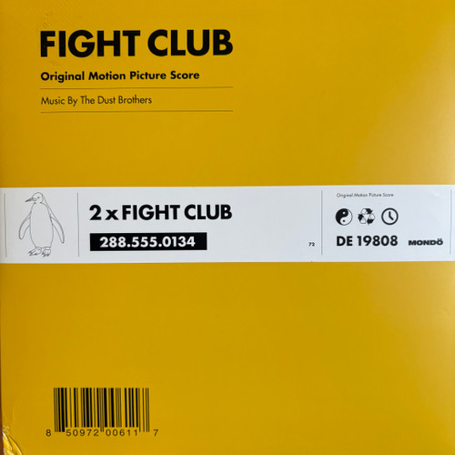 The Dust Brothers - Fight Club (Original Motion Picture Score) (2016 or 2017 US, Reissue, Colour vinyl, Cover has corner wear - VG, SEALED)