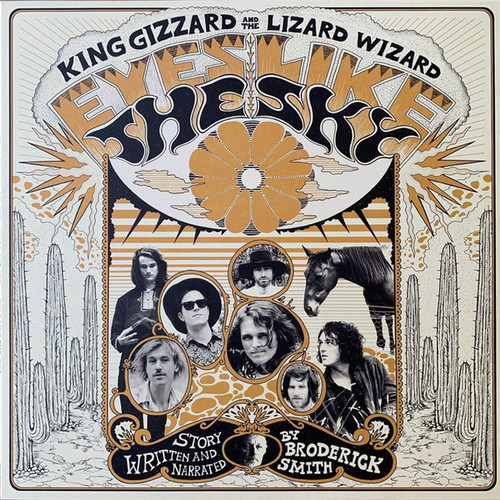 King Gizzard And The Lizard Wizard – Eyes Like The Sky (LP used Worldwide 2018 limited edition reissue on orange vinyl NM-/NM-)