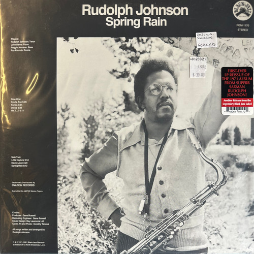 Rudolph Johnson - Spring Rain (2021 US Reissue, Sealed)