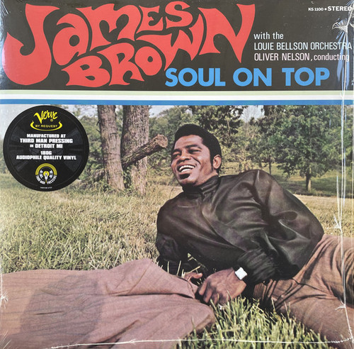 James Brown With Oliver Nelson Conducting Louie Bellson Orchestra – Soul On Top (LP used Worldwide 2023 reissue on 180 gm vinyl in gatefold jacket NM-/NM-)