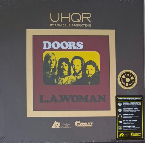 Doors – L.A. Woman (LP box set NEW SEALED US 2024 limited numbered remastered reissue on 200 gm Clarity vinyl in box with 8 page booklet...UHQR Clarity vinyl)