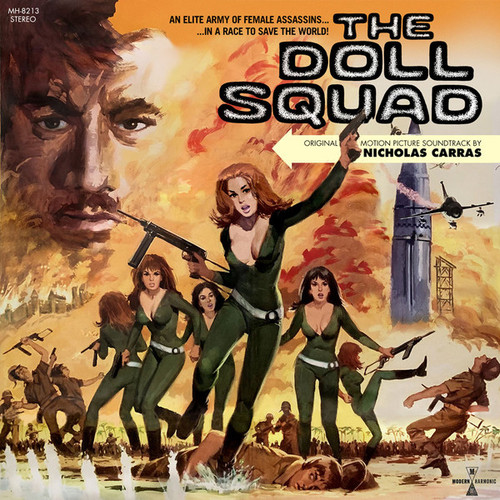 Nicholas Carras – The Doll Squad (LP +DVD NEW SEALED US 2020...LP is translucent green jumpsuit vinyl and the DVD contains the entire film)