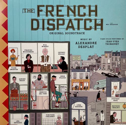 Alexandre Desplat – The French Dispatch Original Soundtrack (2LPs used US 2022 on 180 gm vinyl in gatefold jacket NM-/NM-)