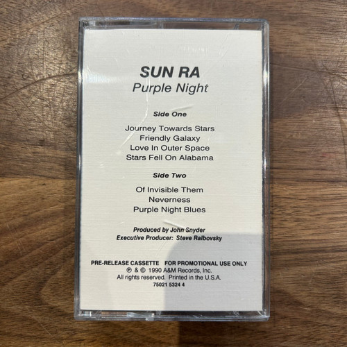 Sun Ra - Purple Night CASSETTE (1990, promo, VG+/NM)
