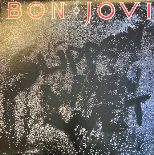 Bon Jovi - Slippery When Wet (EX/EX) (1986,CAN) - Red Inner Sleeve 