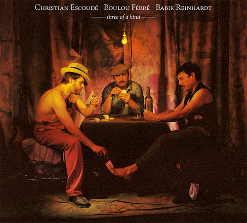 Christian Escoudé / Boulou Férré / Babik Reinhardt – Three Of A Kind (LP used France 1985 NM-/VG+)