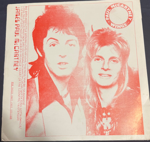 James Paul McCartney  Rare 1972 Boot