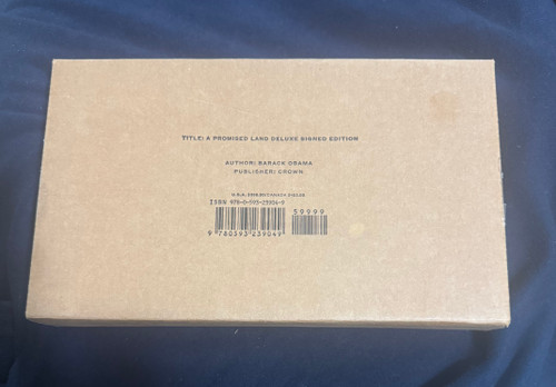 Barack Obama A Promised Land Deluxe Signed  Edition    (New Sealed)