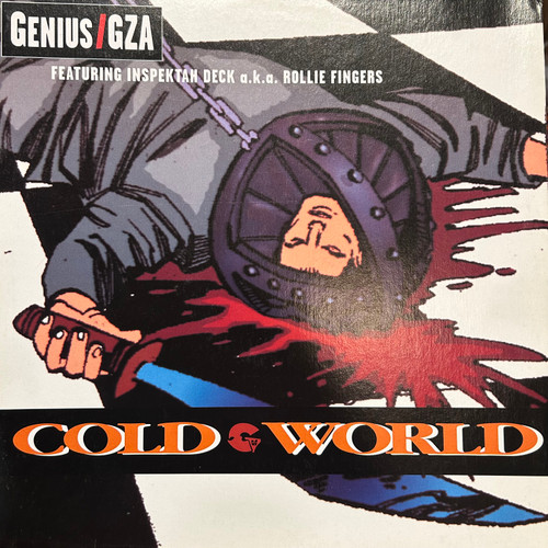 Genius / GZA - Cold World 12” (1995, promo, EX/EX)