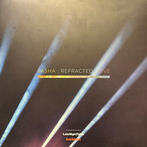 Sasha - Refracted: Live (2017, clear vinyl, NM/VG+)