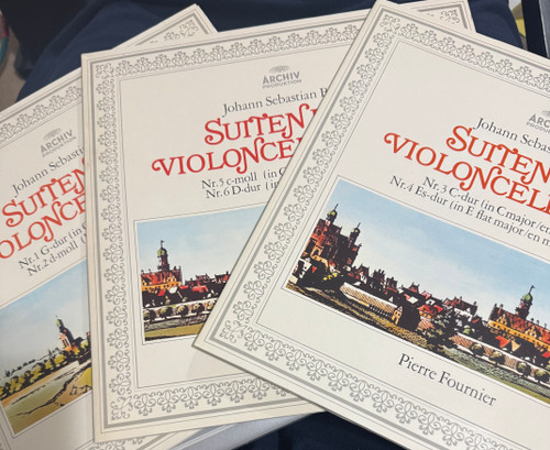 J.S. Bach - Suiten Für Violoncello Solo 1 thru 6 -Pierre Fournier 3 LPs NM/NM