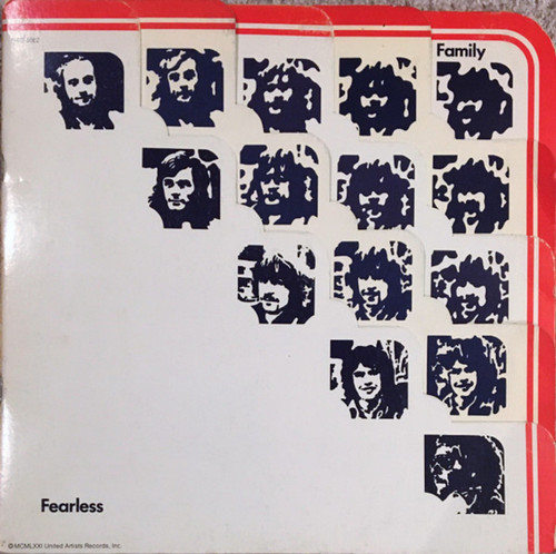 Family – Fearless (LP used US 1972 die cut cover VG+/VG+)