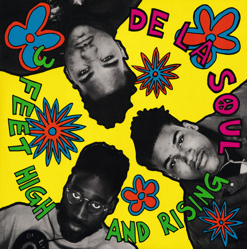 De La Soul – 3 Feet High And Rising (2LPs used US 2019 limited remastered reissue on clear with blue, orange and green splatter vinyl NM-/VG+)