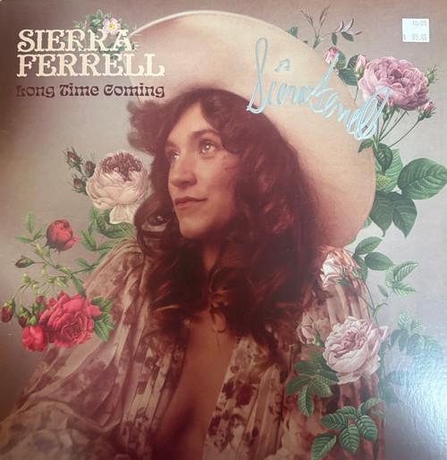 Sierra Ferrell - Long Time Coming (2021 US, Pink swirl vinyl, Includes second LP jacket SIGNED, NM/NM-)