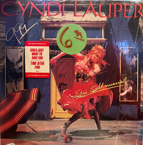 Cyndi Lauper - She's So Unusual (In-shrink, VG+/EX+) (CAN, 1983) - With insert and hype sticker Cyndi Lauper - She's So Unusual (In-shrink, VG+/EX+) (CAN, 1983) - With insert and hype sticker