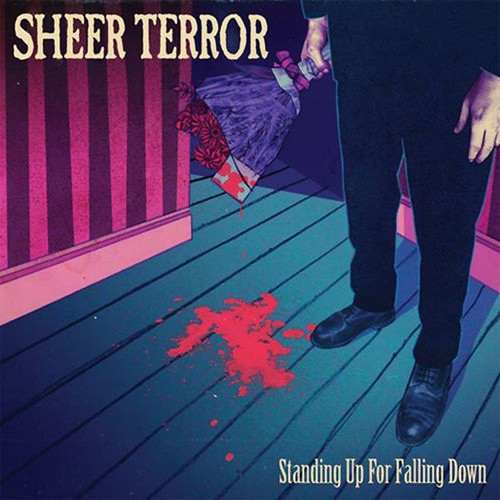 Sheer Terror - Standing Up For Falling Down (US 2014 Blue/Purple Haze VG)