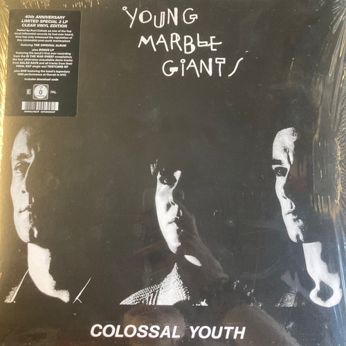 Young Marble Giants - Colossal Youth (2020, 40th anniversary reissue, limited edition clear vinyl, 2xLP, includes a DVD, In open shrink, NM/NM)