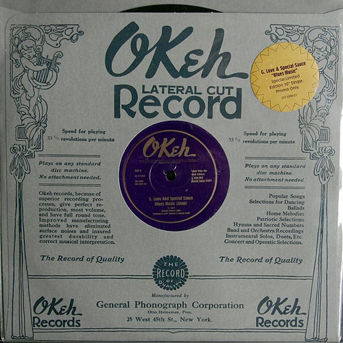 G. Love & Special Sauce – Blues Music (2 track 10 inch EP limited edition promo used US 1994