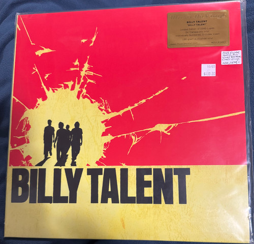 Billy Talent 2009 Music on Vinyl Limited Edition Number 00071 on Clear Vinyl NM/NM