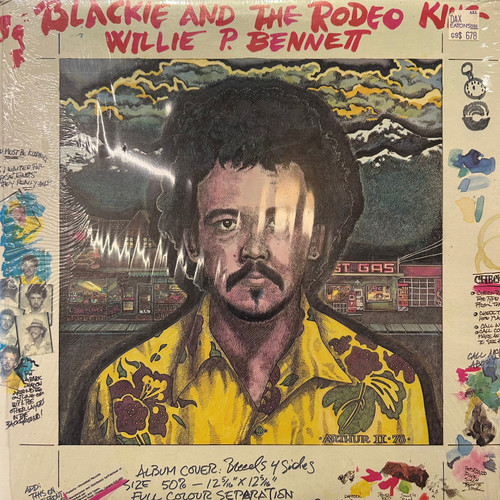 Willie P. Bennett - Blackie And The Rodeo King (1978, sealed)