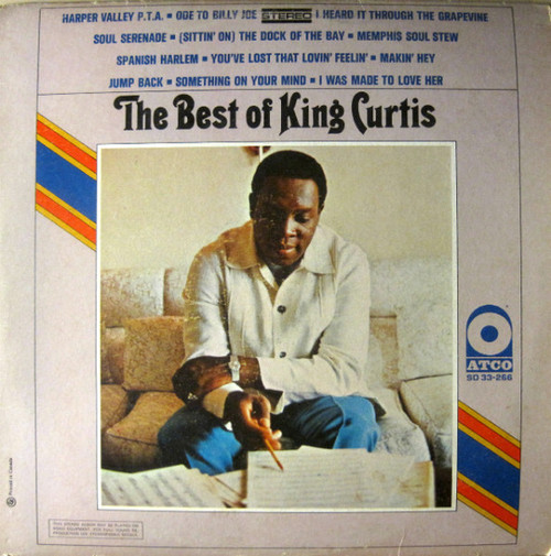 King Curtis – The Best Of King Curtis (LP used Canada 1968 compilation VG=/VG+)